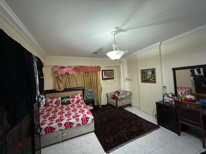 Furnished room for family / Females in Mansoura 1