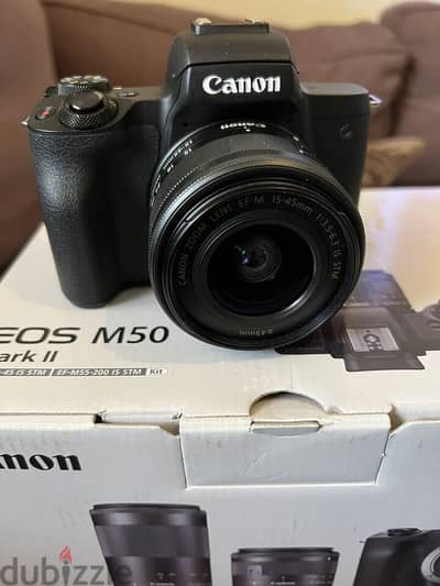 Canon E O S M50 Mark II Mirrorless 15-45mm Lens