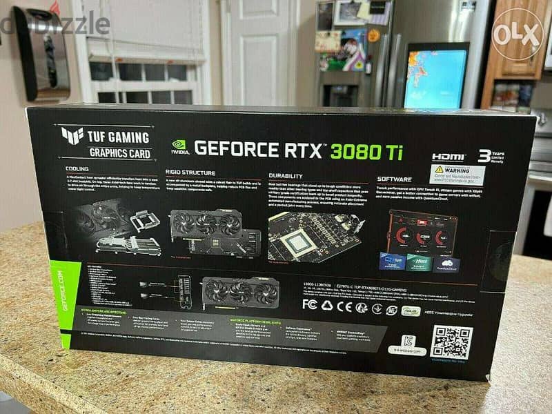 NEW ASUS TUF Gaming GeForce RTX 3080 Ti OC 2