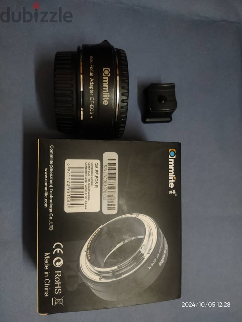 CANON EOSR6 BODY + CANON EF 24-70 2.8 LENS +EF-RF ADAPTOR 2