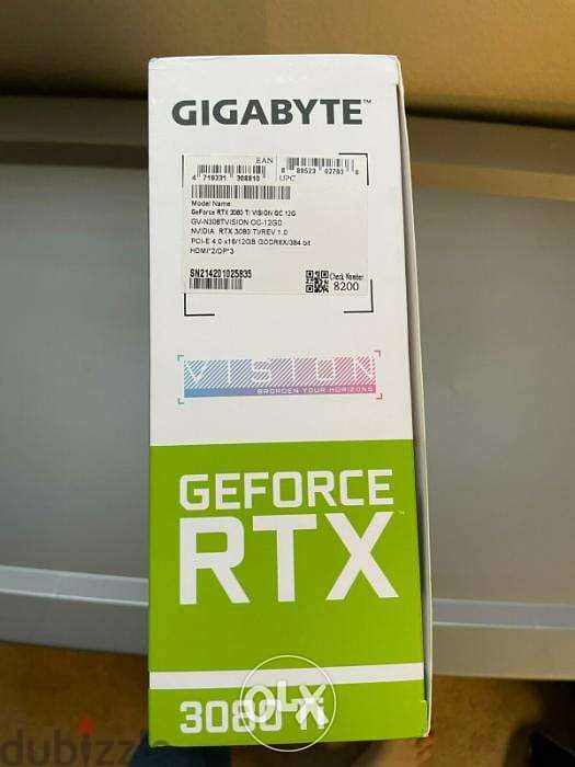 NEW GIGABYTE GeForce RTX 3080 Ti Vision 1