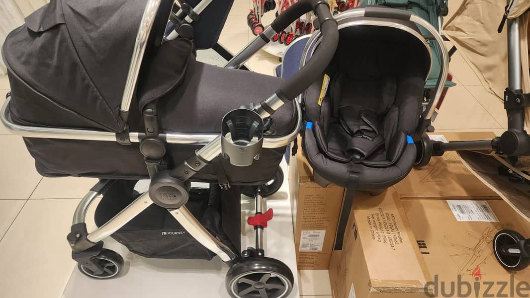 Mothercare adjustable stroller + carseat 1