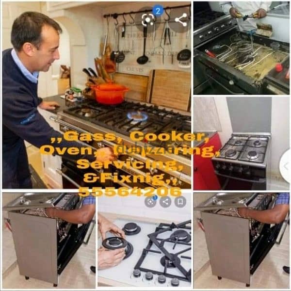 Cooking Range Repair and Service,please call : 55564206 or whatsapp 1