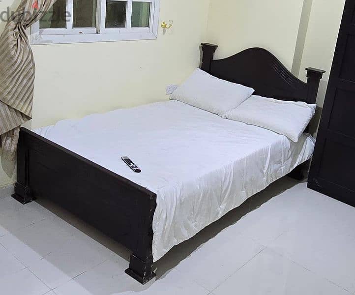 Double Bed Frame 120cm with mattress 2