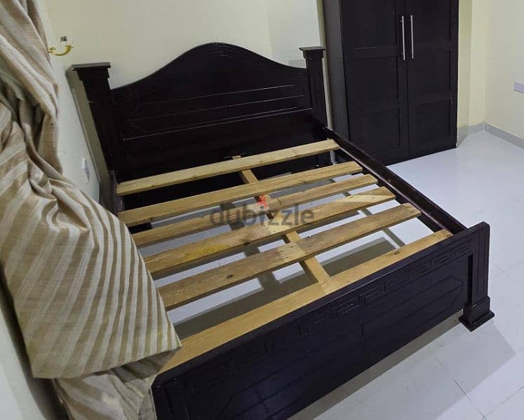 Double Bed Frame 120cm with mattress 3