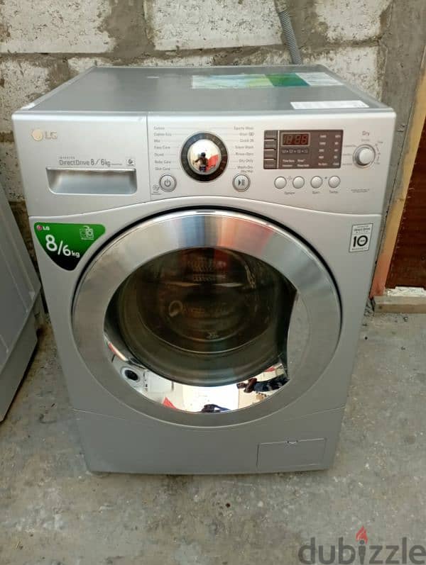 washing machine for sale LG 8/6kg 0