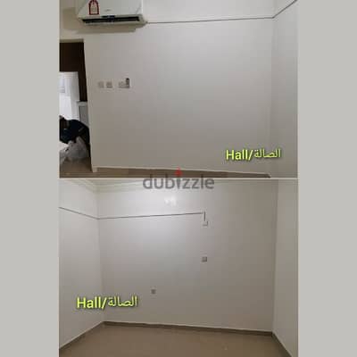 غرفة وصالة للايجار بالغرافة / 1bhk for rent in al gharafah