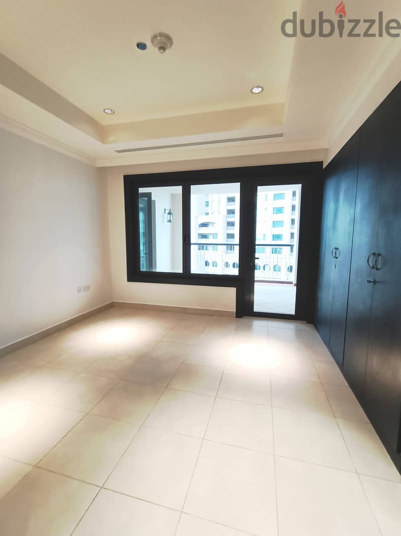 Semi furnished 2 bhk with big balcony apartment at Porto Arabia 5