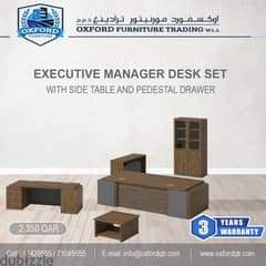 Executive Manager Desk Set 0