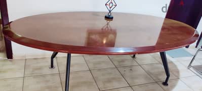 6-Seater Oval Shape Table 0