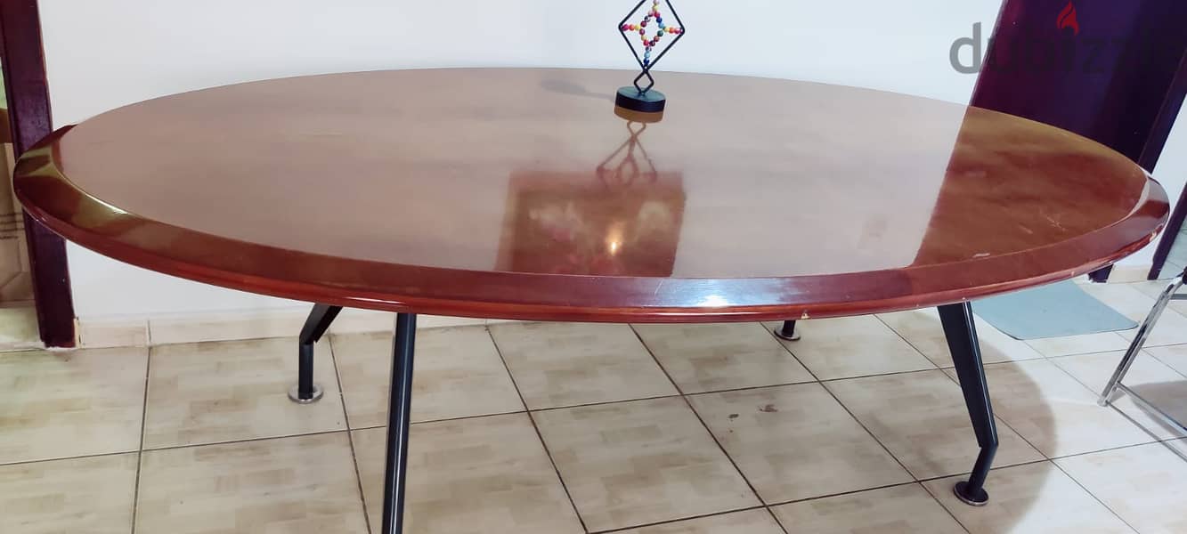 6-Seater Oval Shape Table 0