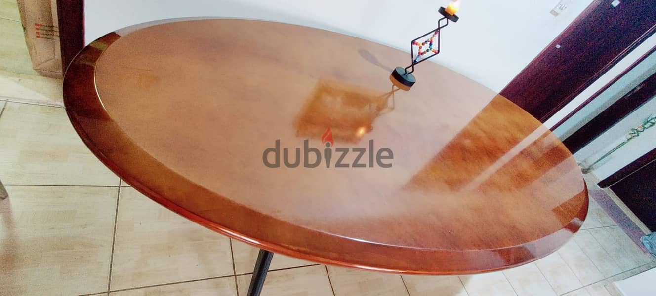 6-Seater Oval Shape Table 1