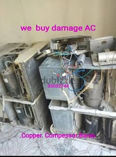 we buy damage a. c 0