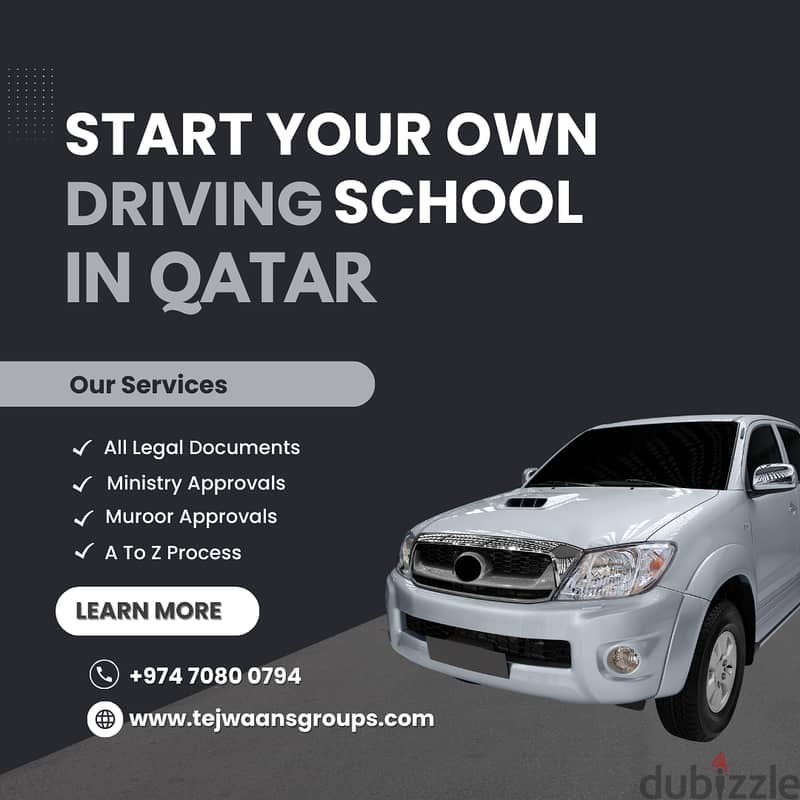 START YOUR OWN DRIVING SCHOOL IN QATAR 0