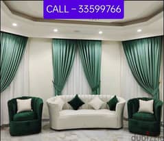 repair sofa @ new sofa  @ window curtains  @ majlis arodia @ wallpaper 0