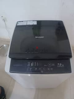 Washer, 7 kg, Japanese brand Sharpغسالة 7 كيلوا ماركت شارب اليابانية 0