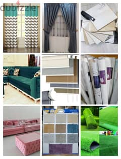 repair sofa @ new sofa  @ window curtains  @ majlis arodia @ wallpaper 0