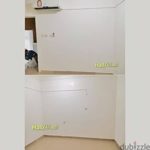 غرفة وصالة للايجار بالغرافة / 1bhk for rent in al gharafah 1