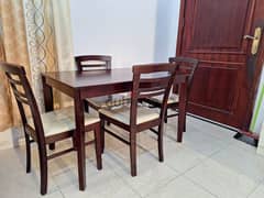 dining table with 4 chairs for sale 0