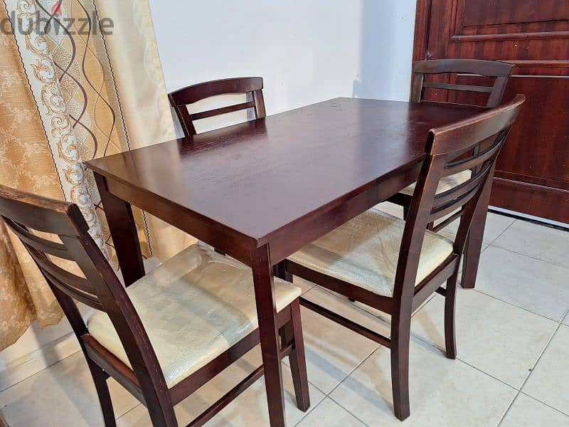 dining table with 4 chairs for sale 1