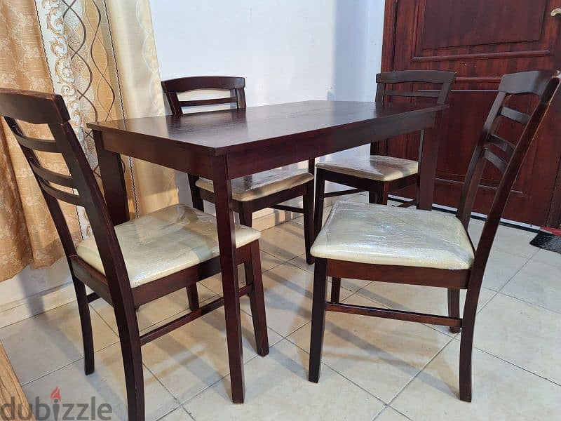 dining table with 4 chairs for sale 2