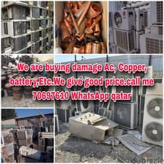 we are buying damage ac please call me 70697610 0