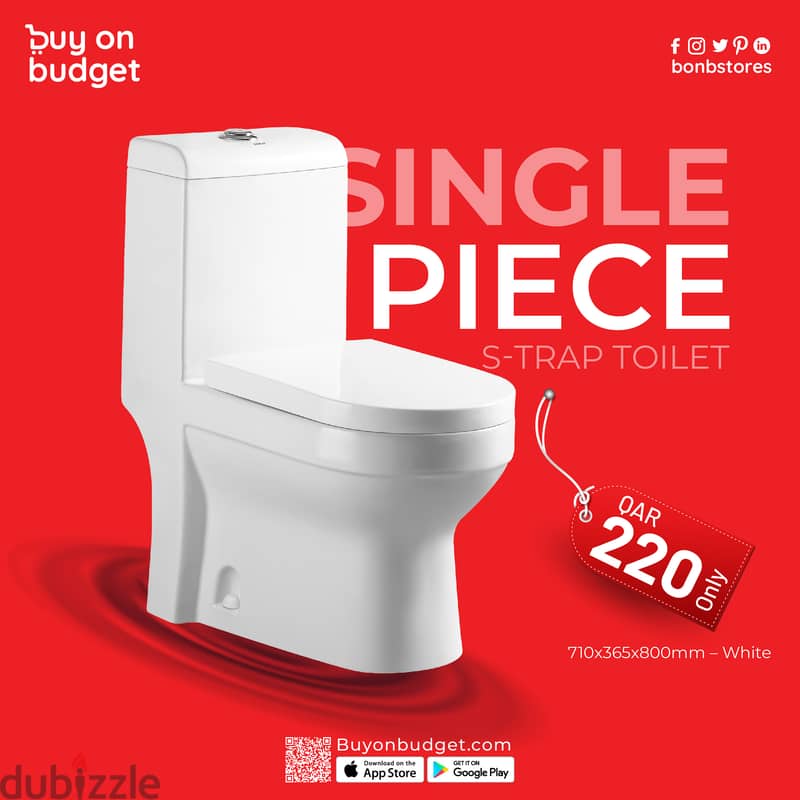 Floor Mounted Toilet for washroom 0