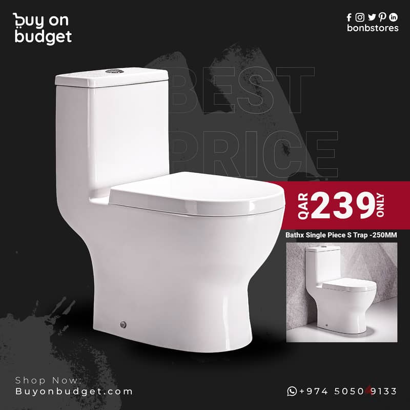 Floor Mounted Toilet for washroom 2