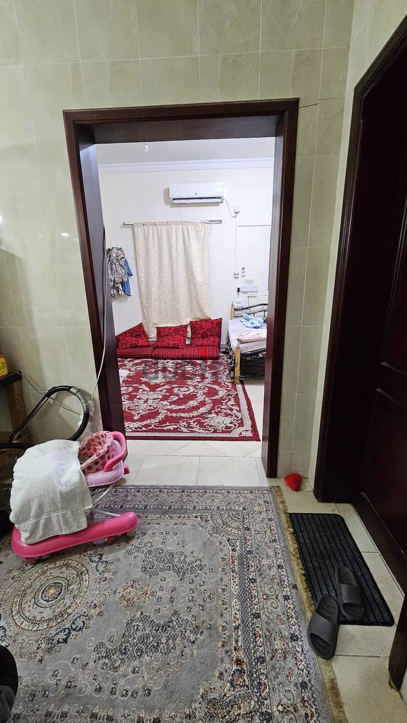 semi furnished 1BHK Family Accommodation in New Villa Compound, Wukair 3