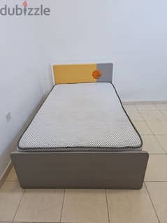 bed with mattress for sale size 120 x200 cm 0