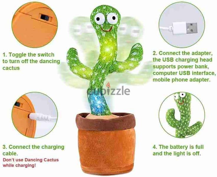 Talkting toy cactus 2