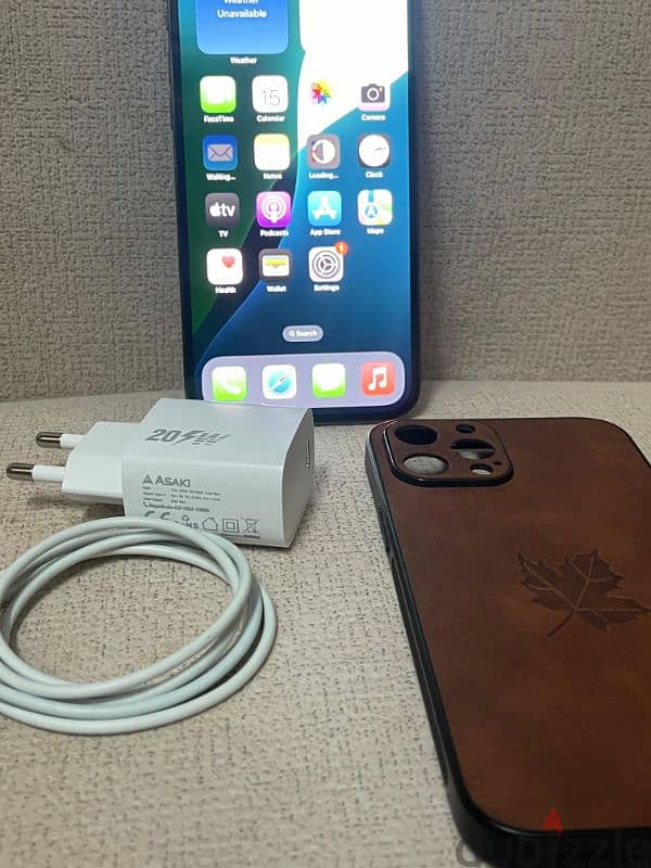 I phone 12 pro max 128 gb black colour 7