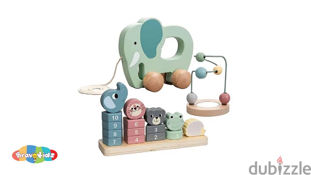 Montessori Educational Trio Toy Set 0