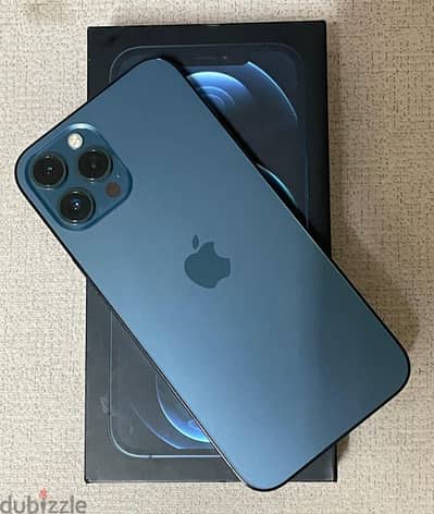 I phone 12 pro max 256 gb blue color