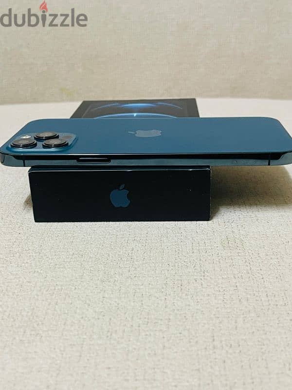 I phone 12 pro max 256 gb blue color 1