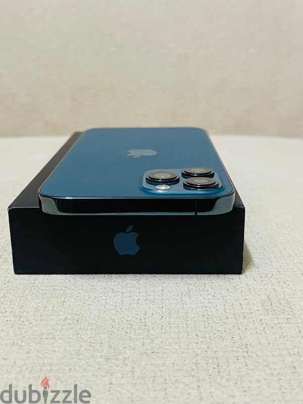 I phone 12 pro max 256 gb blue color 3