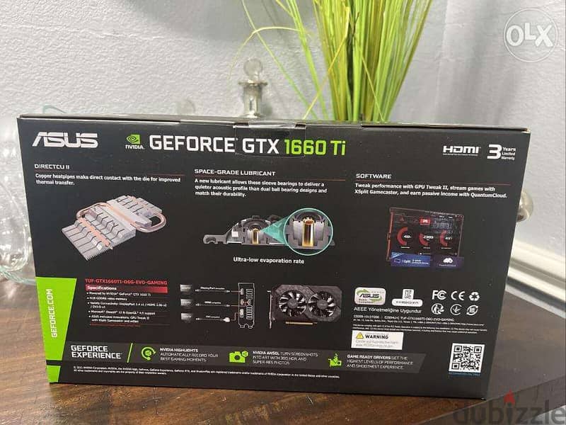NEW ASUS TUF Gaming NVIDIA GeForce GTX 1660 Ti 1