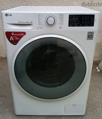 Washing Machine For Sale LG 8 KG  Front door