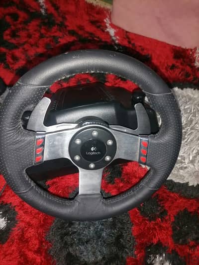 Logitech steering wheel and gear with pedals