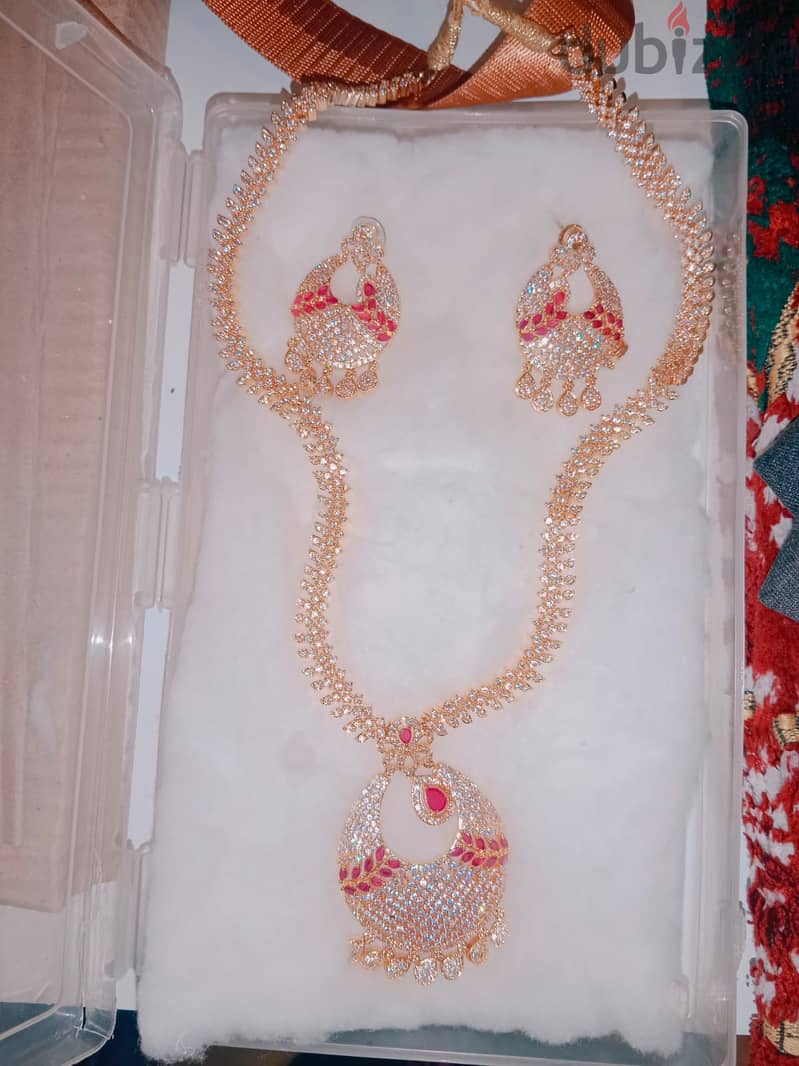 Indian Suits/Artificial jewellery set for sale Each For 100 QR 7