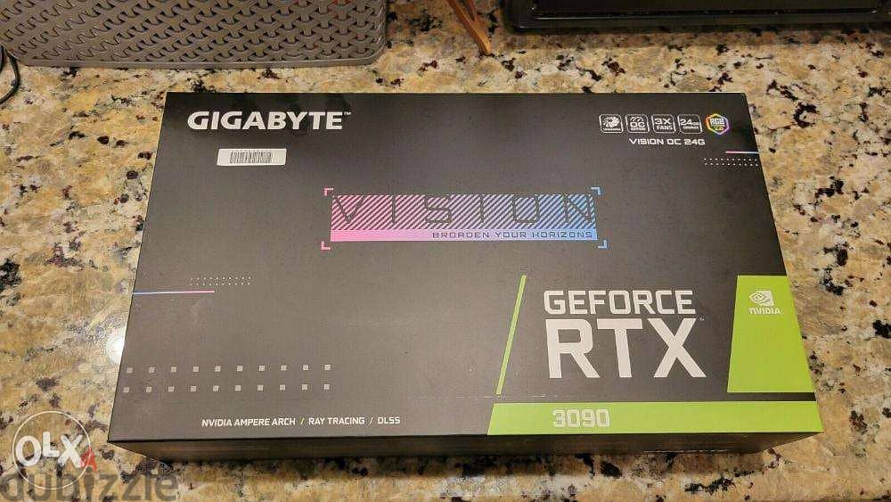 NEW Gigabyte RTX 3090 Vision OC 24GB GDDR6X 0