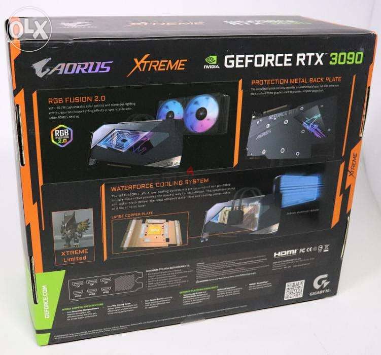 NEW Gigabyte Aorus Xtreme Waterforce NVIDIA GeForce RTX 3090 1