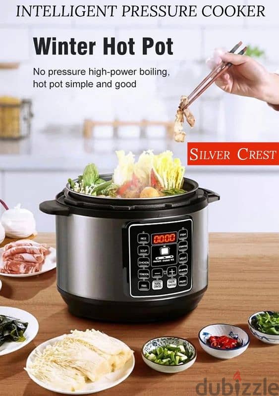 electric pressure cooker silver crest 6 liter 170 QAR 5