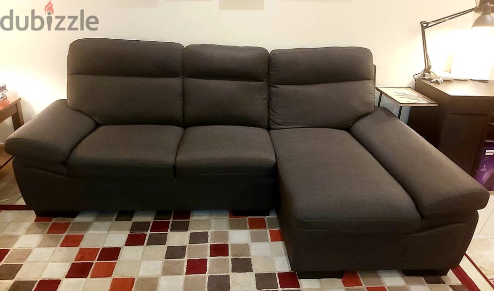 L shape sofa as new with delivery 3