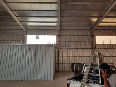 Carpentry workshop for rent in industrial area