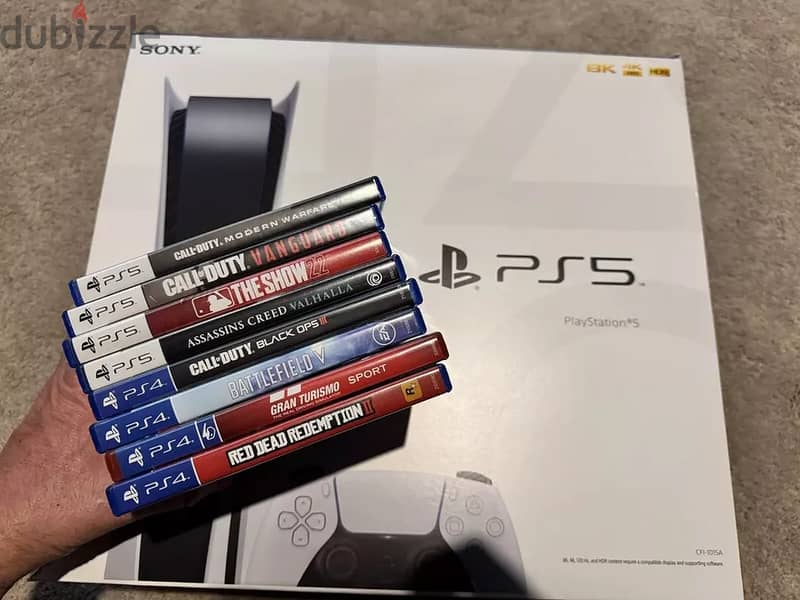 Sony PlayStation 5 PS5 Digital Edition Video Game System Console 0