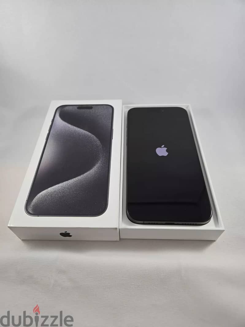 Apple iPhone 15 Pro Max 256GB Black  factory Unlocked 0