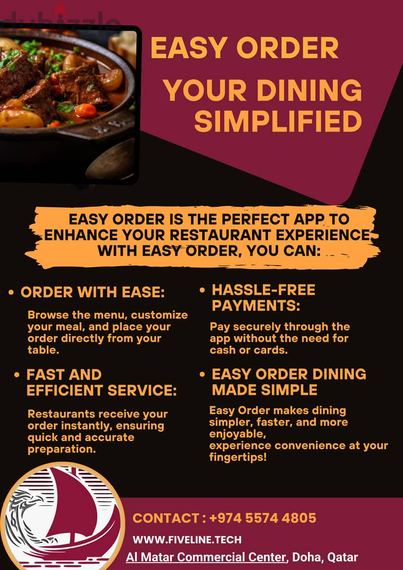 Easy Order Application – Your Dining, Simplified 0