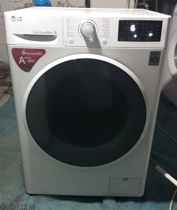 LG 8kg washing machine 0