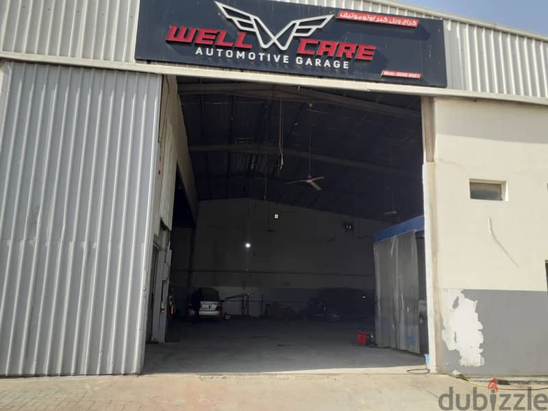 STREET 29 Garage  Rent 35,000 QR (negotiable)  APPROX.  : 1000 SQM Fro 2